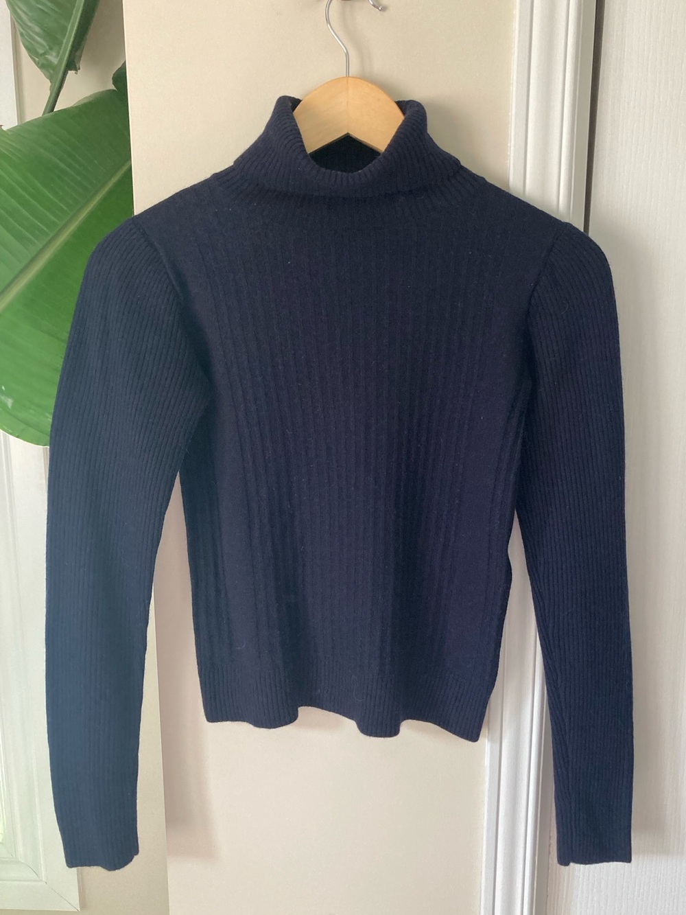 Sessun Navy Wool-Blend Sweater - S